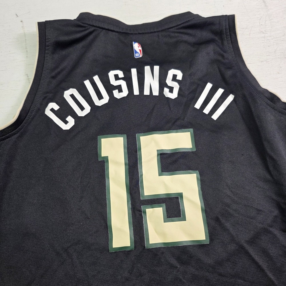 NBA Milwaukee Bucks DeMarcus Cousins III Fanatics Youth Basketball Jersey XL EUC - Picture 6 of 8